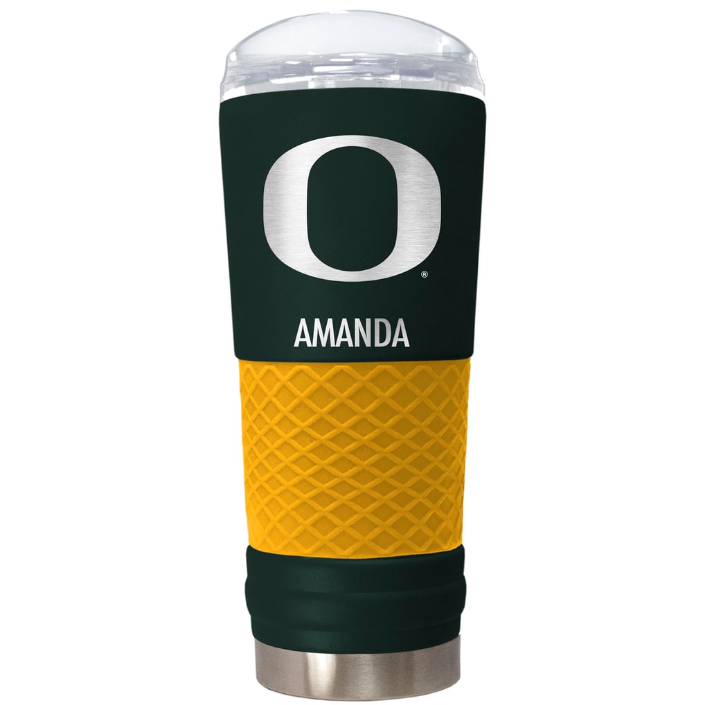 Oregon Ducks 24oz. Personalized Team Color Draft Tumbler