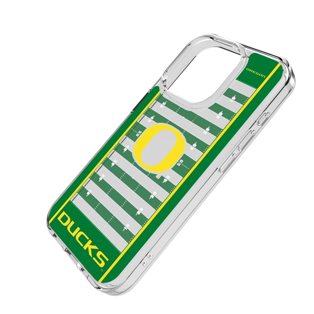 Oregon Ducks iPhone Clear Football Field Design Case