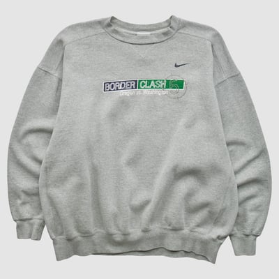 Oregon Ducks Nike 2000s Pullover Sweatshirt - Heather Gray - XL by Fanatics Real Vintage