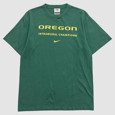 Oregon Ducks Nike 2000s T-shirt - Green - S by Fanatics Real Vintage