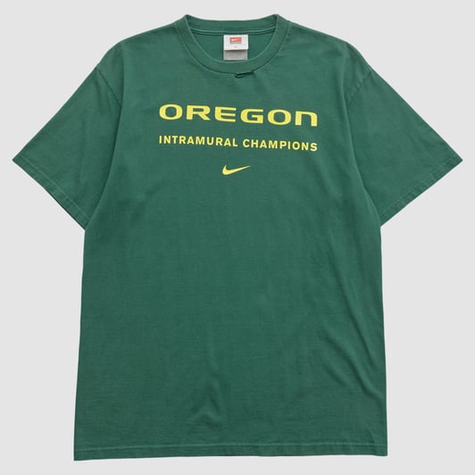 Oregon Ducks Nike 2000s T-shirt - Green - S by Fanatics Real Vintage