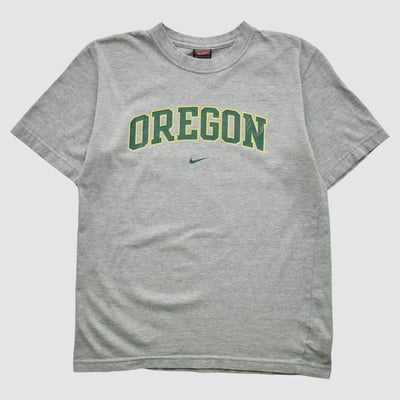 Oregon Ducks Nike 2000s T-shirt - Heather Gray - S by Fanatics Real Vintage
