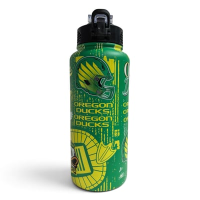 Oregon Ducks Pegasus 32oz Stainless Steel ProPress Water Bottle
