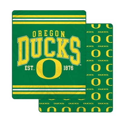 Oregon Ducks Pegasus Legacy Arch Double-Sided 60" x 70" Blanket