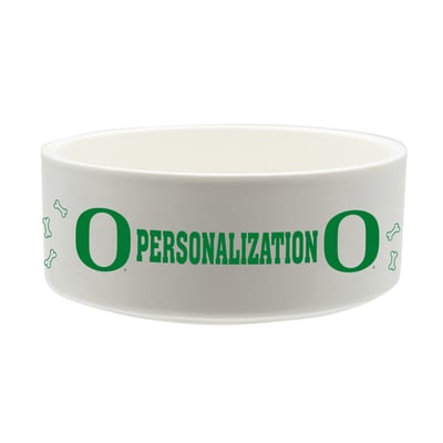 Oregon Ducks The Memory Company 35oz. Personalized Ceramic Pet Bowl
