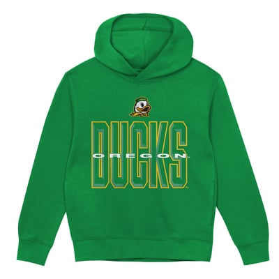 Oregon Ducks Outerstuff Toddler Field General Fleece Hoodie - Green
