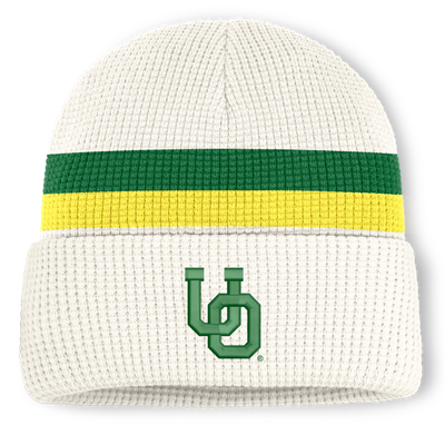  Oregon Ducks Nike Unisex Legacy Letter Cuffed Knit Hat - White