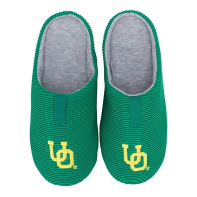 Oregon Ducks ZooZatz Unisex Ribbed Slide Slippers