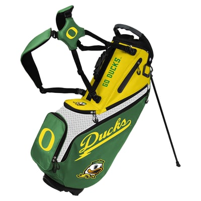 Oregon Ducks WinCraft Back Nine Stand Golf Bag