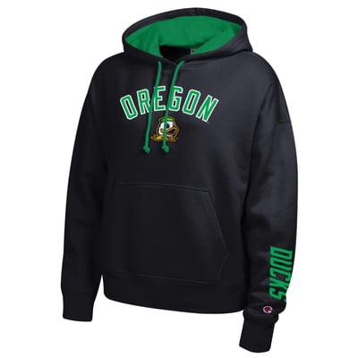  Oregon Ducks Champion Women's Fleece Hoodie - Black