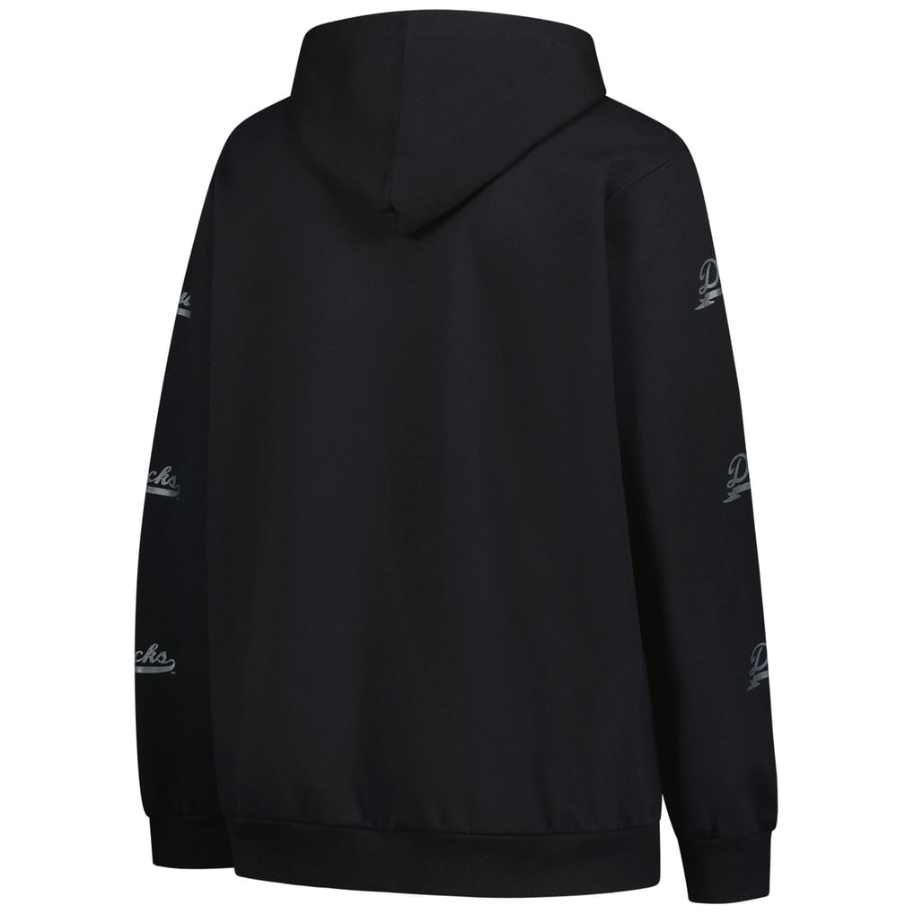 Oregon Ducks Fanatics Women's Plus Size Sleeve Hit Pullover Hoodie - Black