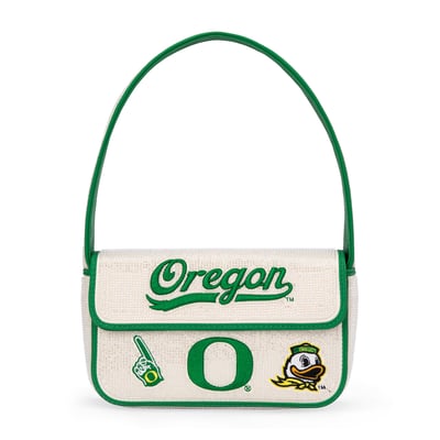 Oregon Ducks Montana West Women's Beaded Shoulder Bag