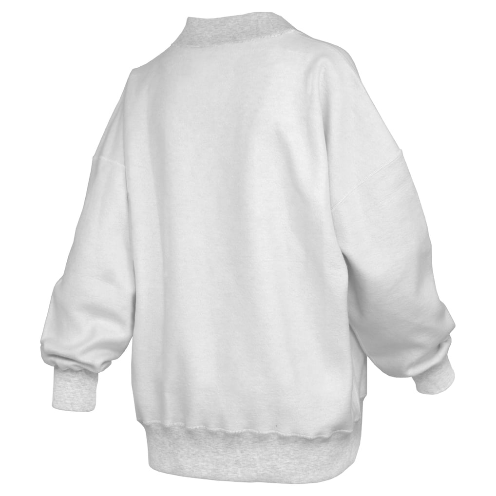  Oregon Ducks Pressbox Women's Reversible Sweatshirt - Heather Gray