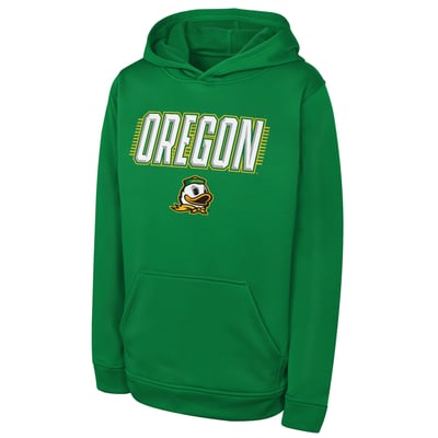 Oregon Ducks Outerstuff Youth Sack Party Performance Hoodie - Green