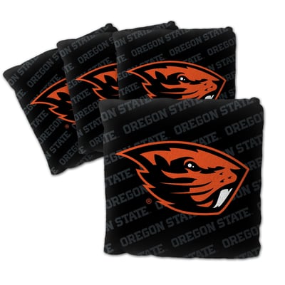 Oregon State Beavers Fanpoint Four-Piece Cornhole Bag Set