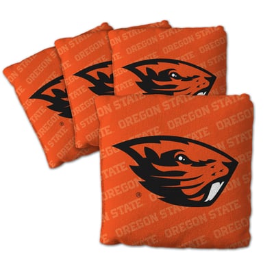 Oregon State Beavers Fanpoint Four-Piece Cornhole Bag Set