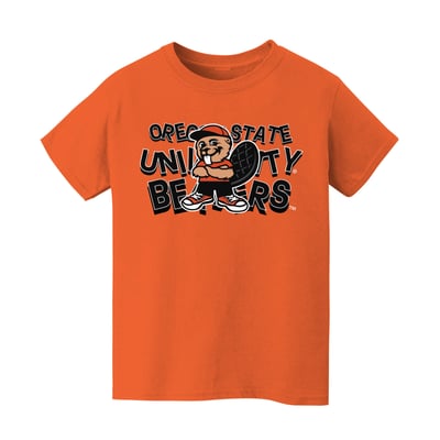 Oregon State Beavers Vive La Fete Infant Mascot & Name T-Shirt - Orange