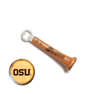 Oregon State Beavers Jardine Baseball BBQ Pickoff Bottle Opener