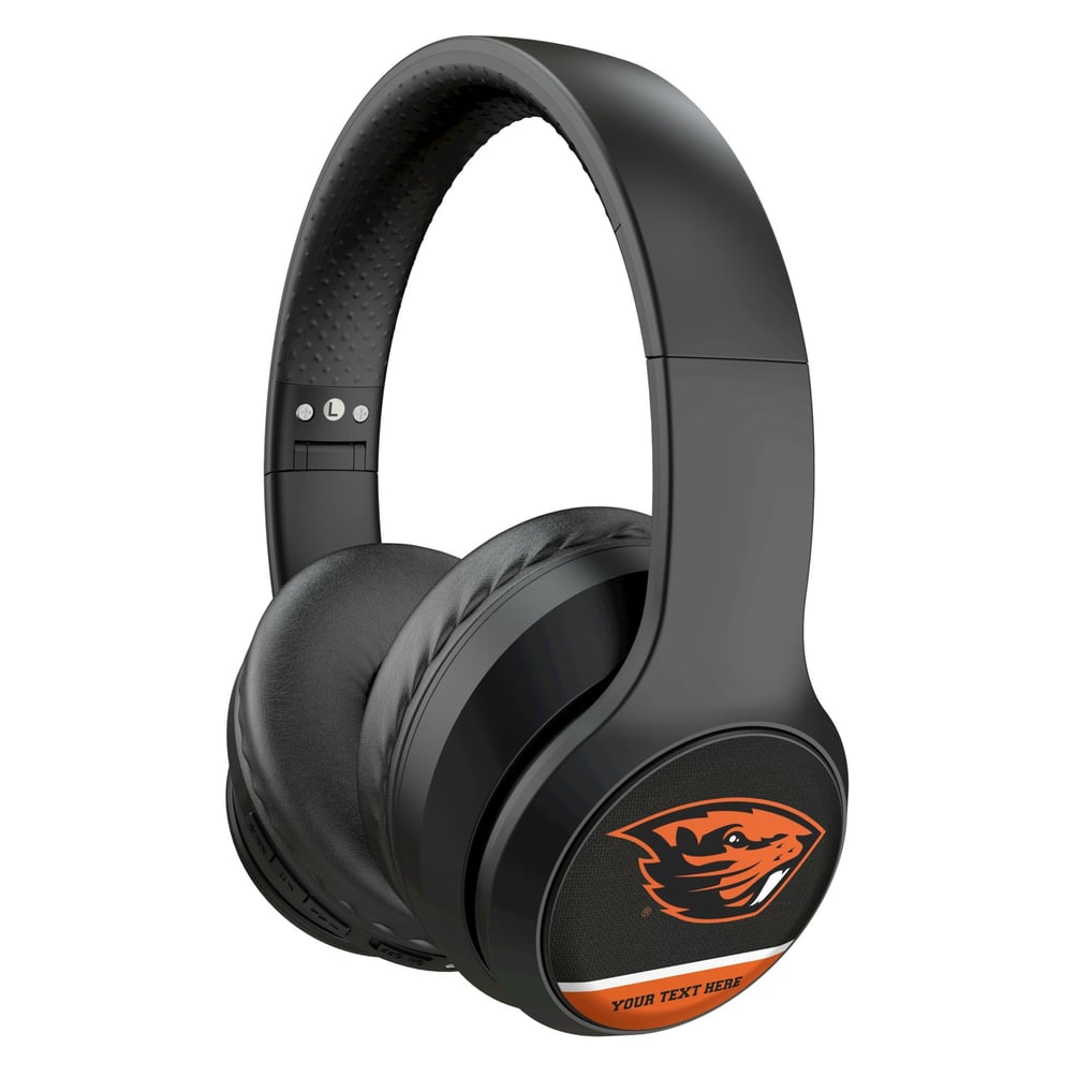 Oregon State Beavers Keyscaper Personalized Endzone Solid Wireless Bluetooth Headphones With Case