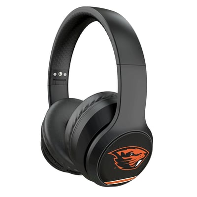 Oregon State Beavers Keyscaper Stripe Wireless Bluetooth Headphones With Case