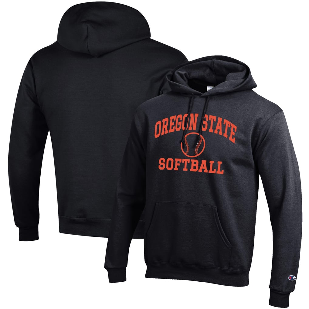 Oregon State Beavers Champion Softball Icon Pullover Hoodie - Black