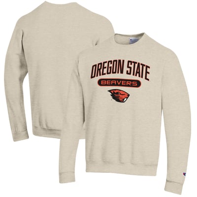 Oregon State Beavers Champion Powerblend Sweatshirt - Oatmeal