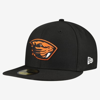 Oregon State Beavers New Era Core 59FIFTY Fitted Hat - Black