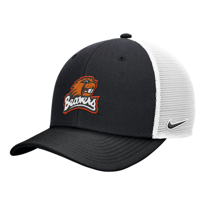 Oregon State Beavers Nike 20th Anniversary Rise Dri-FIT Trucker Adjustable Hat - Black