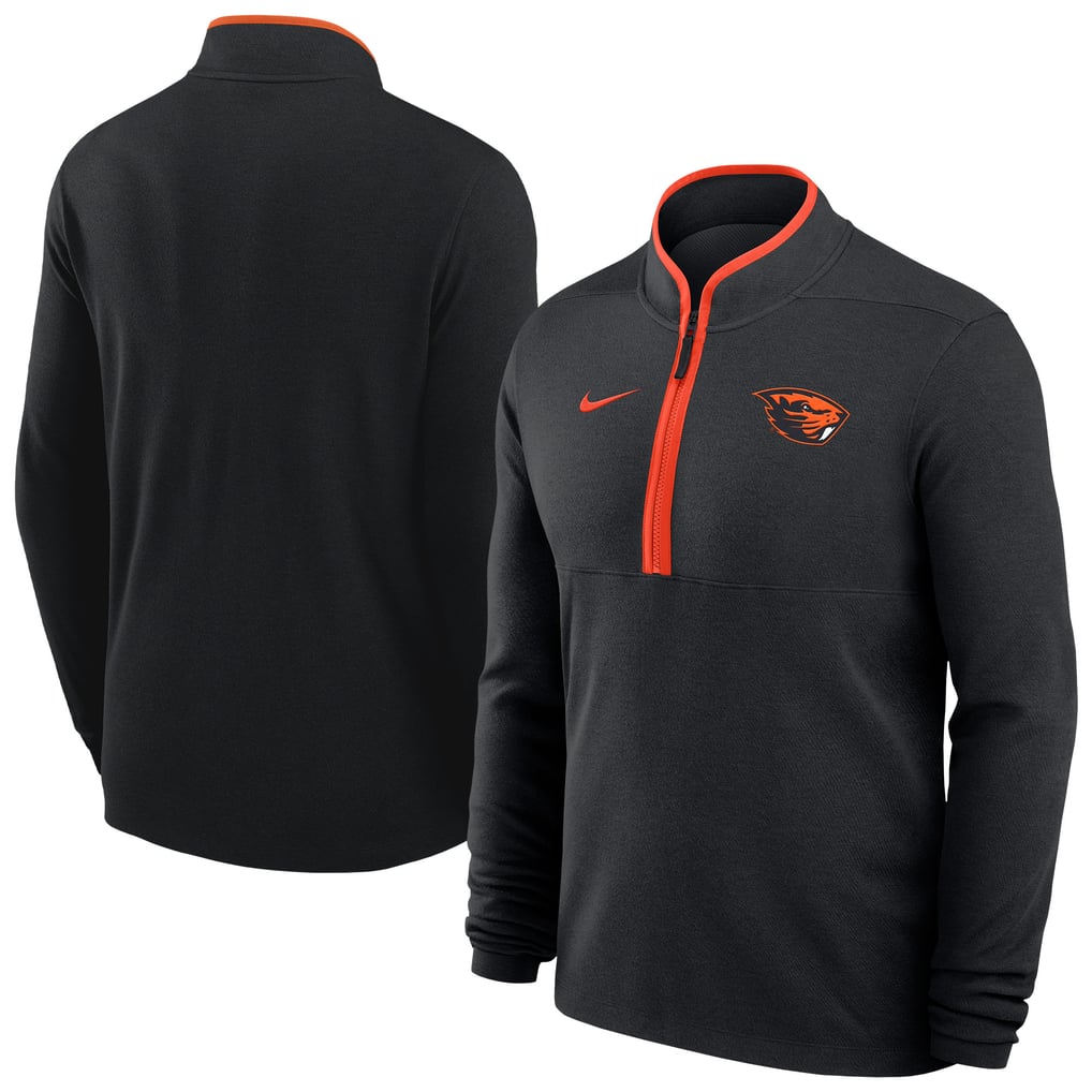 Oregon State Beavers Nike Basketball Victory Dri-FIT Half-Zip Pullover - Black