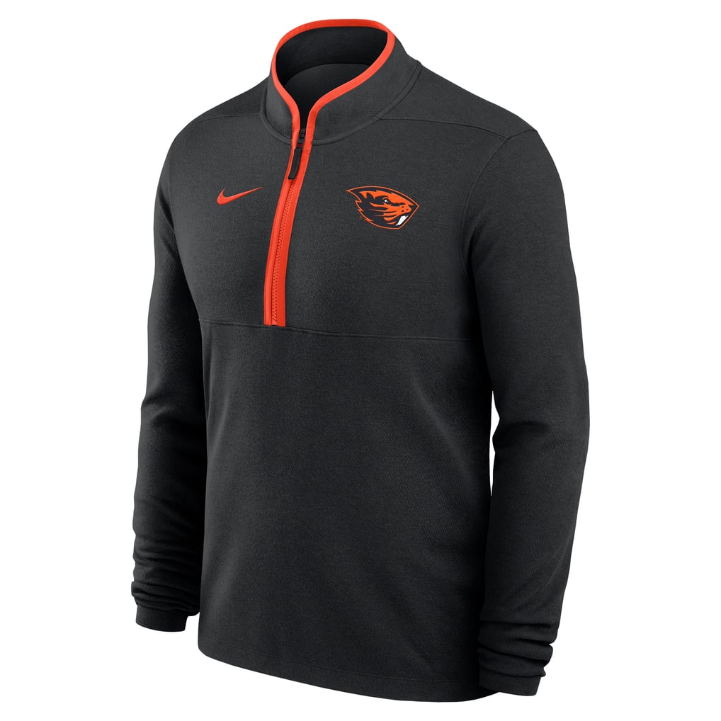 Oregon State Beavers Nike Basketball Victory Dri-FIT Half-Zip Pullover - Black