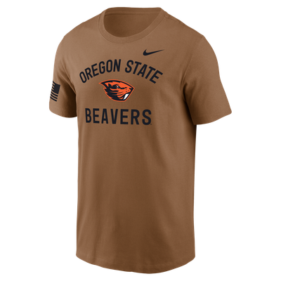 Oregon State Beavers Nike 2026 Military Appreciation Dri-FIT T-Shirt - Brown