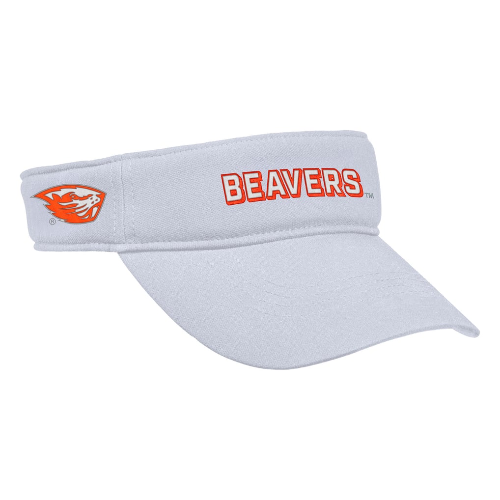 Oregon State Beavers Nike 2025 On-Field Ace Performance Adjustable Visor - White