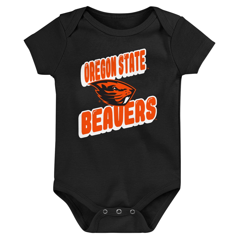 Oregon State Beavers Newborn Sunday Comics 3-Pack Bodysuit Set - Black