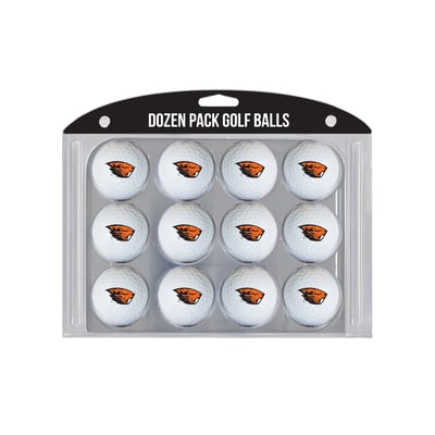 Oregon State Beavers 12-Pack Team Golf Ball Set