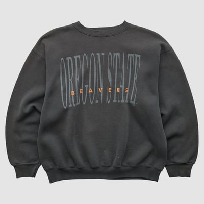 Oregon State Beavers 20/20 90s Pullover Sweatshirt - Black - S by Fanatics Real Vintage
