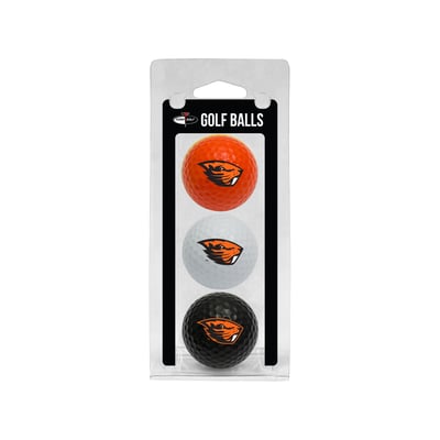 Oregon State Beavers 3-Pack Multi-Colored Team Golf Ball Set