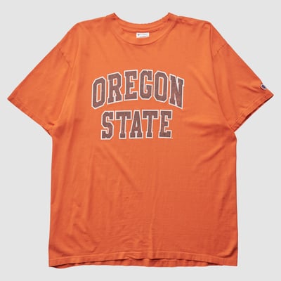 Oregon State Beavers Champion 2000s T-shirt - Orange - L by Fanatics Real Vintage