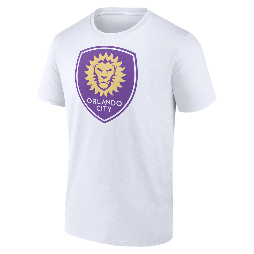 Orlando City SC Authentic Stack Personalized Any Name & Number T-Shirt - White