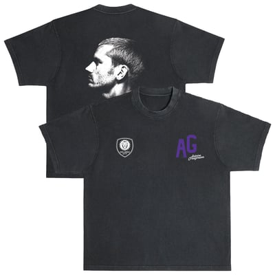 Antoine Griezmann Orlando City SC Peace Collective Unisex Big Face Garment Dyed T-Shirt - Black