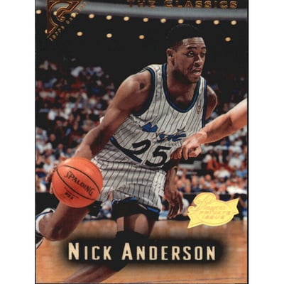 1995-96 Topps Gallery Player's Private Issue #125 Nick Anderson