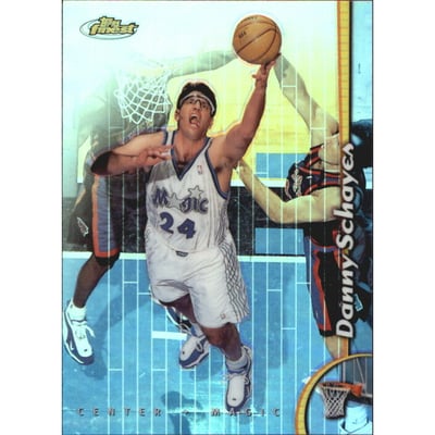 1998-99 Finest No Protectors Refractors #136 Danny Schayes