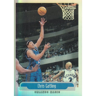 1999-00 Topps Chrome Refractors #166 Chris Gatling