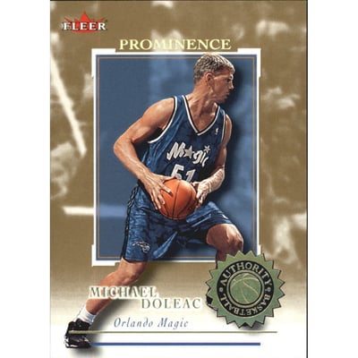 2000-01 Fleer Authority Prominence 125/75 #108 Michael Doleac