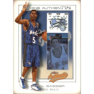2001-02 Fleer Authentix Front Row Parallel #109 Jeryl Sasser