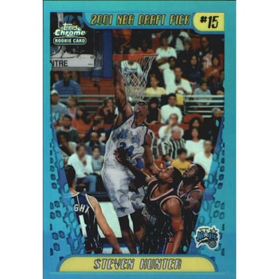 2001-02 Topps Chrome Refractors #143 Steven Hunter