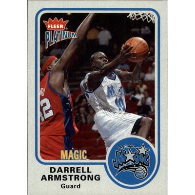 2002-03 Fleer Platinum Finish #3 Darrell Armstrong