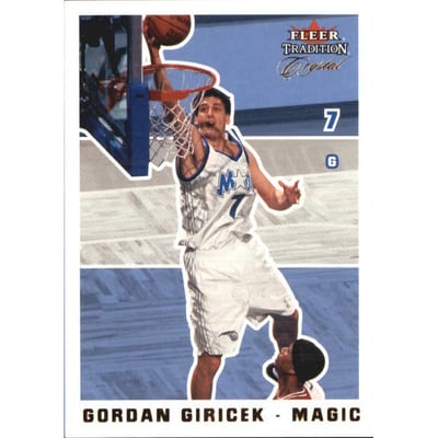 2003-04 Fleer Tradition Crystal #45 Gordan Giricek