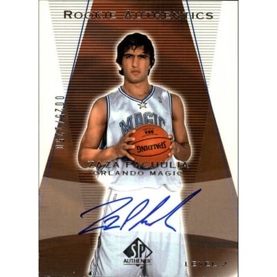 2003-04 SP Authentic #179 Zaur Pachulia AU RC