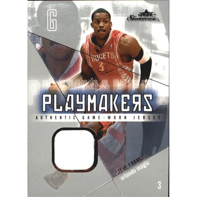 2004-05 Fleer Showcase Playmakers Jerseys 300 #SF Steve Francis