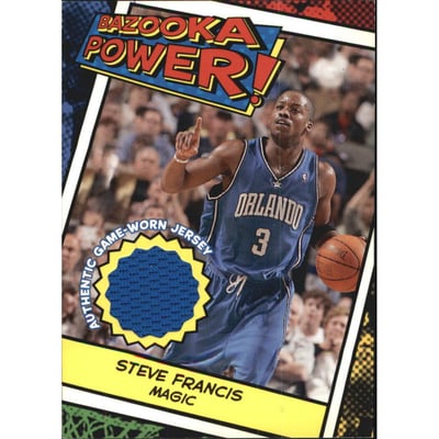 2005-06 Bazooka Power Relics #SF Steve Francis